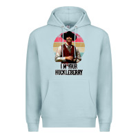 Blue Mist i'm your huckleberry Premium Hoodie - linhVisuals