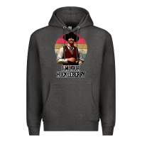 Charcoal Heather i'm your huckleberry Premium Hoodie - linhVisuals