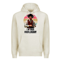 Oatmeal Heather i'm your huckleberry Premium Hoodie - linhVisuals