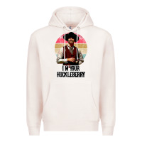 Pale Pink i'm your huckleberry Premium Hoodie - linhVisuals