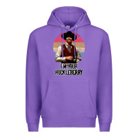 Purple i'm your huckleberry Premium Hoodie - linhVisuals