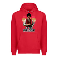 Red i'm your huckleberry Premium Hoodie - linhVisuals