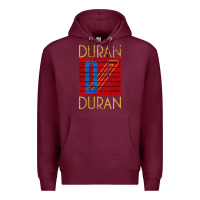 Burgundy Dürän dürän 01 Premium Hoodie - linhVisuals