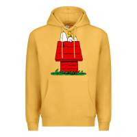 Mustard the doghouse Premium Hoodie - linhVisuals