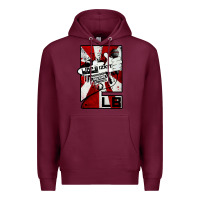 Burgundy limp bizkit 23 Premium Hoodie - linhVisuals