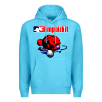 Ocean Blue limp bizkit 35 Premium Hoodie - linhVisuals