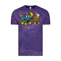 Cloud Purple softball tractor Vintage Tee - SublimationCraftShop