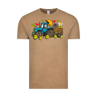Vintage Coffee softball tractor Vintage Tee - SublimationCraftShop