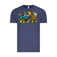Vintage Denim softball tractor Vintage Tee - SublimationCraftShop