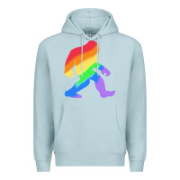Blue Mist bigfoot t  shirt rainbow bigfoot t  shirt Premium Hoodie - linhVisuals
