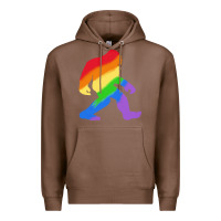 Chestnut bigfoot t  shirt rainbow bigfoot t  shirt Premium Hoodie - linhVisuals