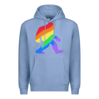 Colony Blue bigfoot t  shirt rainbow bigfoot t  shirt Premium Hoodie - linhVisuals