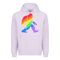 Lilac bigfoot t  shirt rainbow bigfoot t  shirt Premium Hoodie - linhVisuals