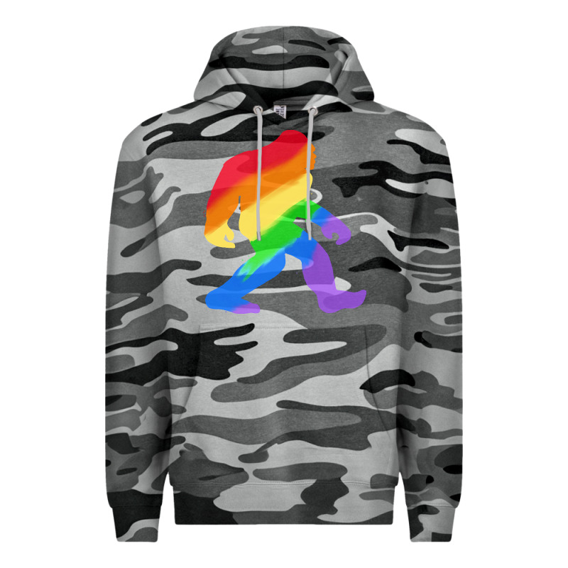 Bigfoot T  Shirt Rainbow Bigfoot T  Shirt Premium Hoodie by linhVisuals | Teevron