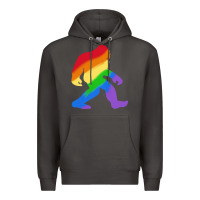 Smoke bigfoot t  shirt rainbow bigfoot t  shirt Premium Hoodie - linhVisuals