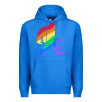 True Royal bigfoot t  shirt rainbow bigfoot t  shirt Premium Hoodie - linhVisuals
