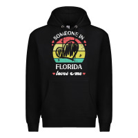 Black someone in florida loves me t  shirt someone in florida loves me funny Premium Hoodie - linhVisuals