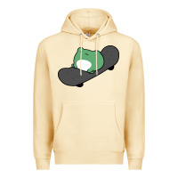 Pina Colada skateboarding frog Premium Hoodie - linhVisuals