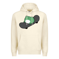 Sandshell skateboarding frog Premium Hoodie - linhVisuals