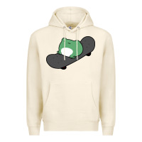 Tofu skateboarding frog Premium Hoodie - linhVisuals