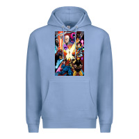 Colony Blue x men 3 Premium Hoodie - linhVisuals