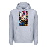 Heather Grey x men 3 Premium Hoodie - linhVisuals