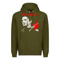 Army Green billy bragg müsic Premium Hoodie - linhVisuals