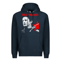 Navy billy bragg müsic Premium Hoodie - linhVisuals