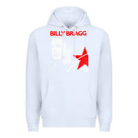 White billy bragg müsic Premium Hoodie - linhVisuals