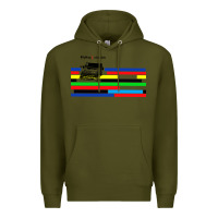 Army Green billy bragg müsic Premium Hoodie - linhVisuals