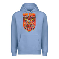 Colony Blue billy bragg müsic Premium Hoodie - linhVisuals