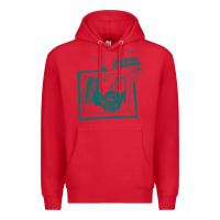 Red chet faker müsic Premium Hoodie - linhVisuals