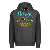 Charcoal Heather blessed mini Premium Hoodie - BarkalooDesign
