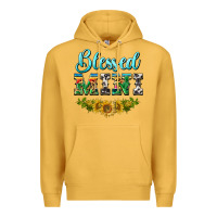 Mustard blessed mini Premium Hoodie - BarkalooDesign