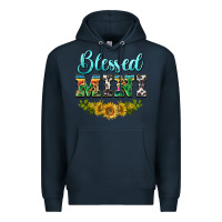 Navy blessed mini Premium Hoodie - BarkalooDesign