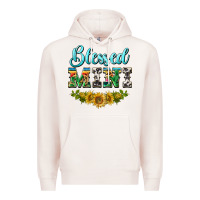 Pale Pink blessed mini Premium Hoodie - BarkalooDesign