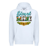 White blessed mini Premium Hoodie - BarkalooDesign