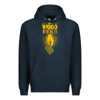 Navy the wood brothers blues Premium Hoodie - linhVisuals