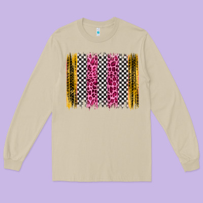 Race Leopard Brush Stroke Long Sleeve Tee Designed By Artiststas
