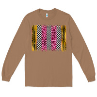 Toasted Coconut race leopard brush stroke Long Sleeve Tee - Artiststas