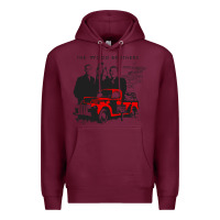 Burgundy the wood brothers blues Premium Hoodie - linhVisuals