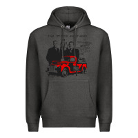 Charcoal Heather the wood brothers blues Premium Hoodie - linhVisuals