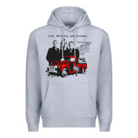 Heather Grey the wood brothers blues Premium Hoodie - linhVisuals