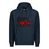 Navy the wood brothers blues Premium Hoodie - linhVisuals