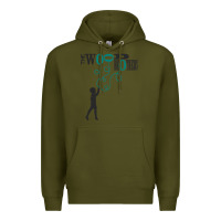 Army Green the wood brothers blues Premium Hoodie - linhVisuals
