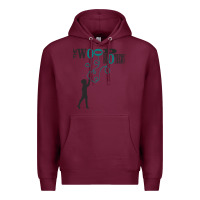 Burgundy the wood brothers blues Premium Hoodie - linhVisuals