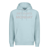 Blue Mist diet starts monday Premium Hoodie - linhVisuals