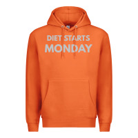 Carrot diet starts monday Premium Hoodie - linhVisuals