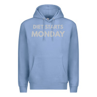 Colony Blue diet starts monday Premium Hoodie - linhVisuals