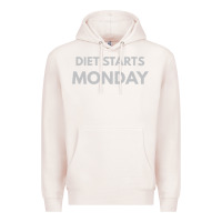 Pale Pink diet starts monday Premium Hoodie - linhVisuals